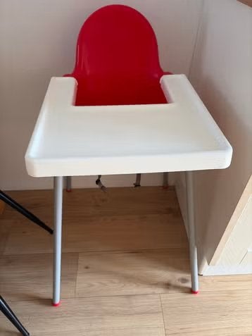 Antilop eetstoel van Ikea | rood( met blad+riem ), Ophalen, Gebruikt, Overige typen, Gordel(s)