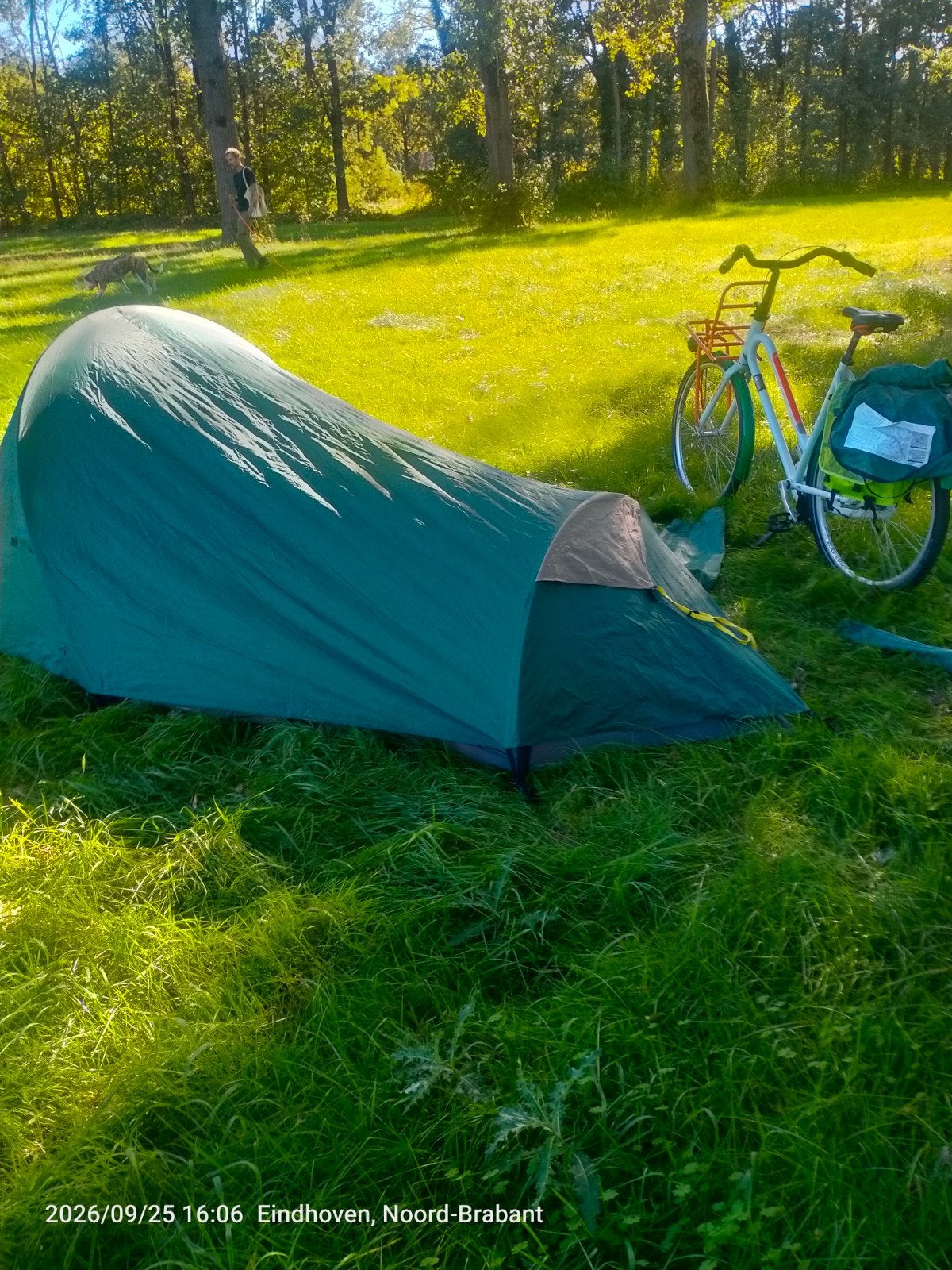 Nomad bedouin compacte 2-persoons tent - Ideaal voor kampere, Caravans en Kamperen, Ophalen of Verzenden, Gebruikt, Tot en met 2