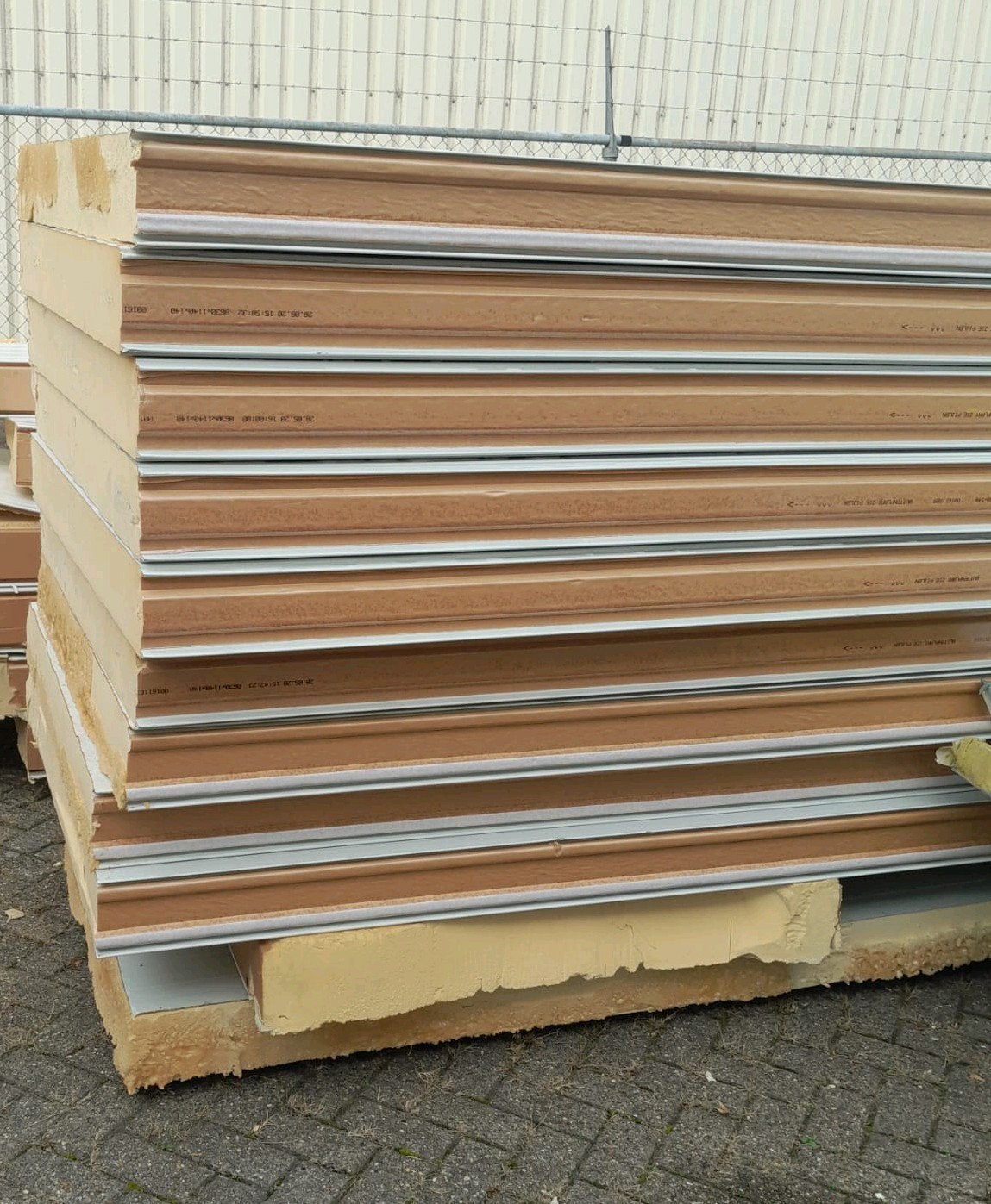 400 m² pir isolatie 17cm dik isolatiepanelen sandwichpanelen, Ophalen, Gebruikt, Hardschuim (Pir), 15 m² of meer
