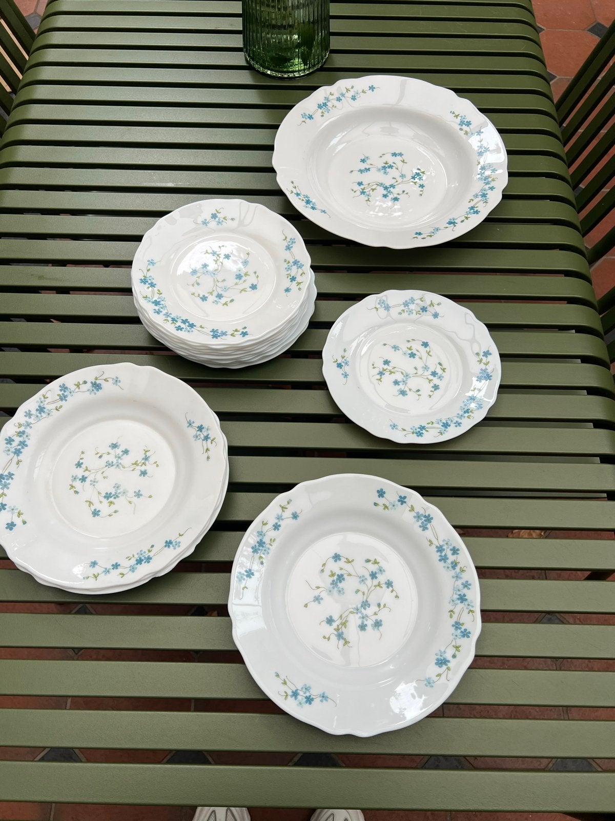 Set Franse Arcopal schaaltjes en kommetjes, Ophalen, Gebruikt, Overige merken, Vintage