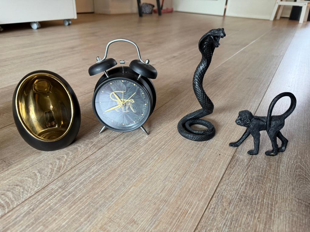Zwarte accessoires voor in huis, Ophalen of Verzenden, Zo goed als nieuw