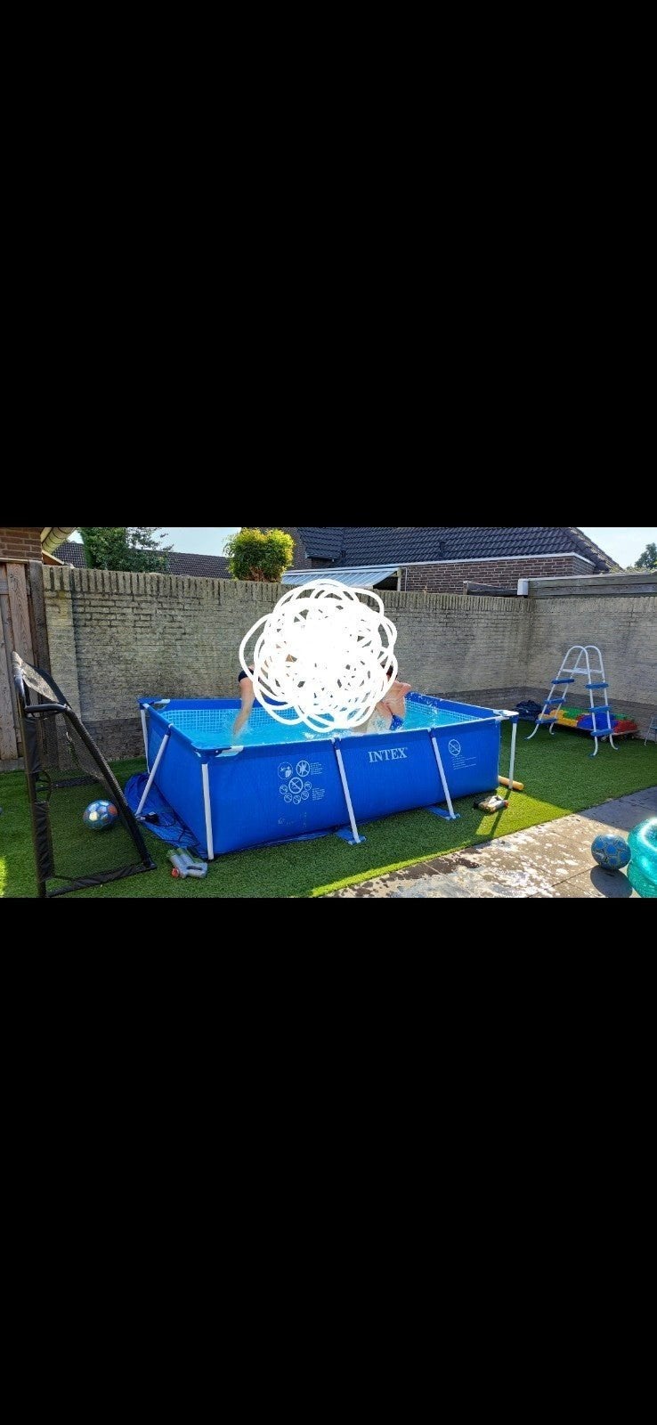 GRATIS: Intex Opzetzwembad met trap -  GRATIS, Ophalen, 200 tot 300 cm, Opzetzwembad, 200 tot 400 cm