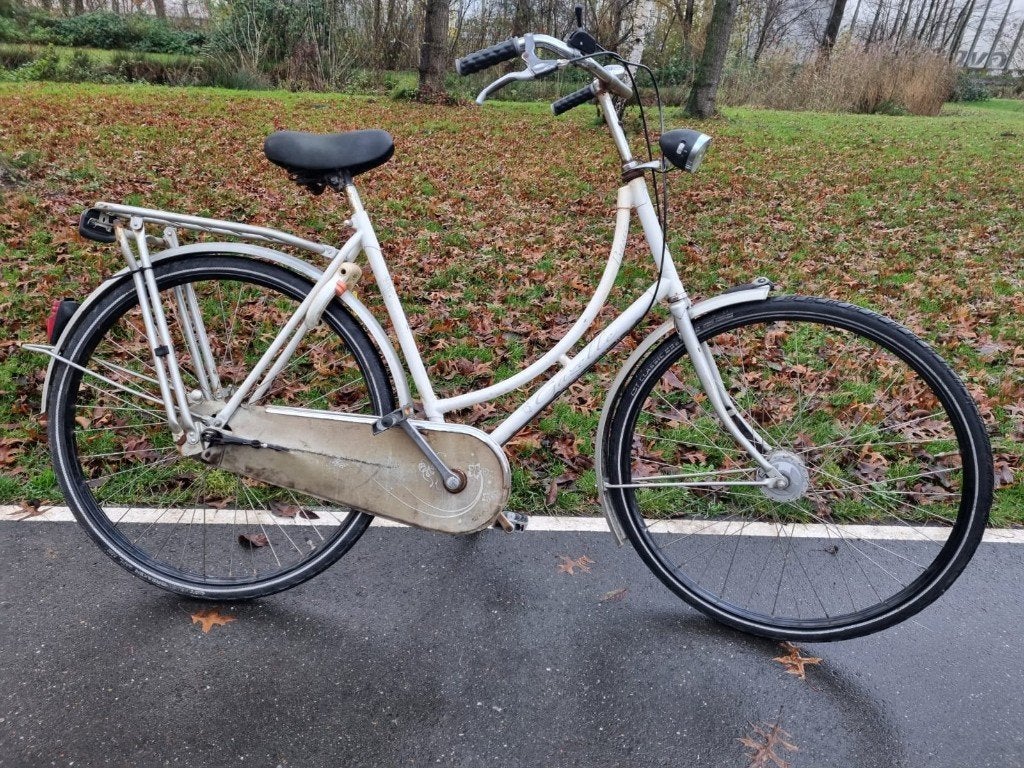 GAZELLE Omafiets 3 Versnellingen Terugtraprem 28 inch, Fietsen en Brommers, Ophalen, Terugtraprem, Gebruikt, Versnellingen