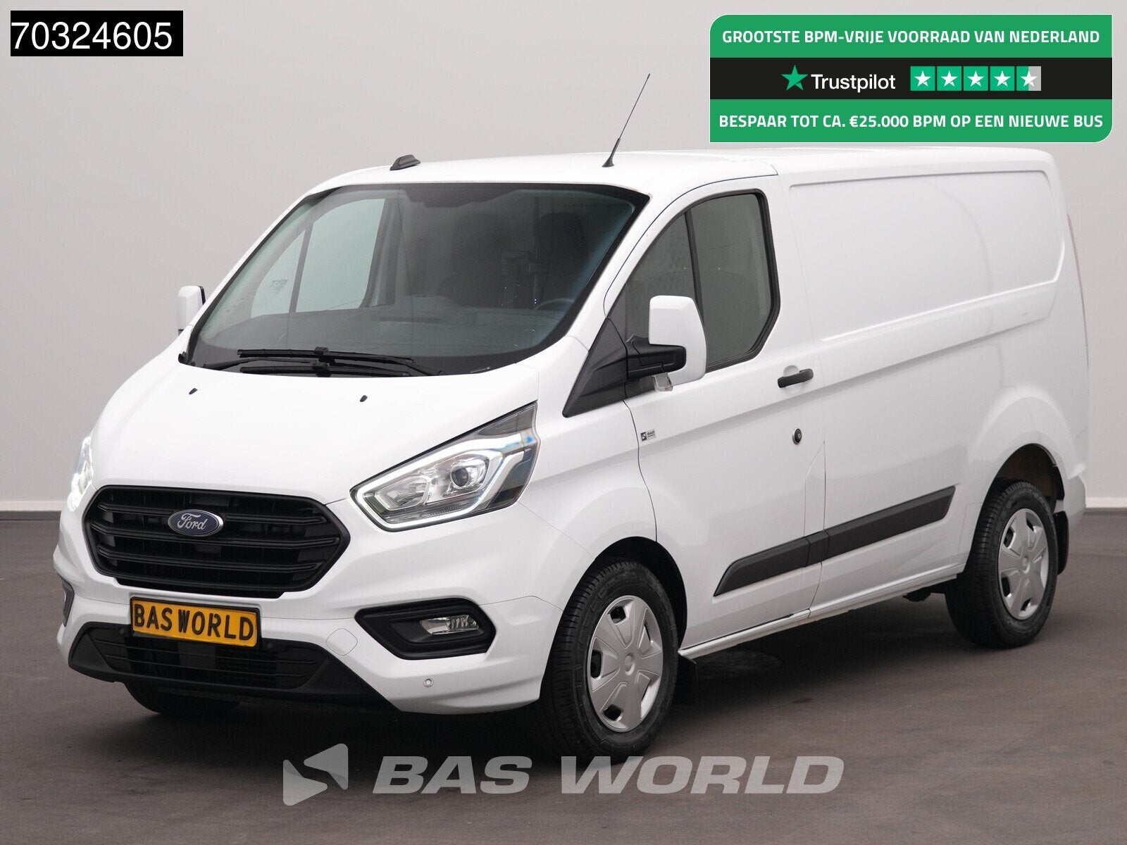Ford Transit Custom 130PK Automaat L1H1 LED Xenon Airco Crui, Automaat, Stof, Euro 6, 4 cilinders
