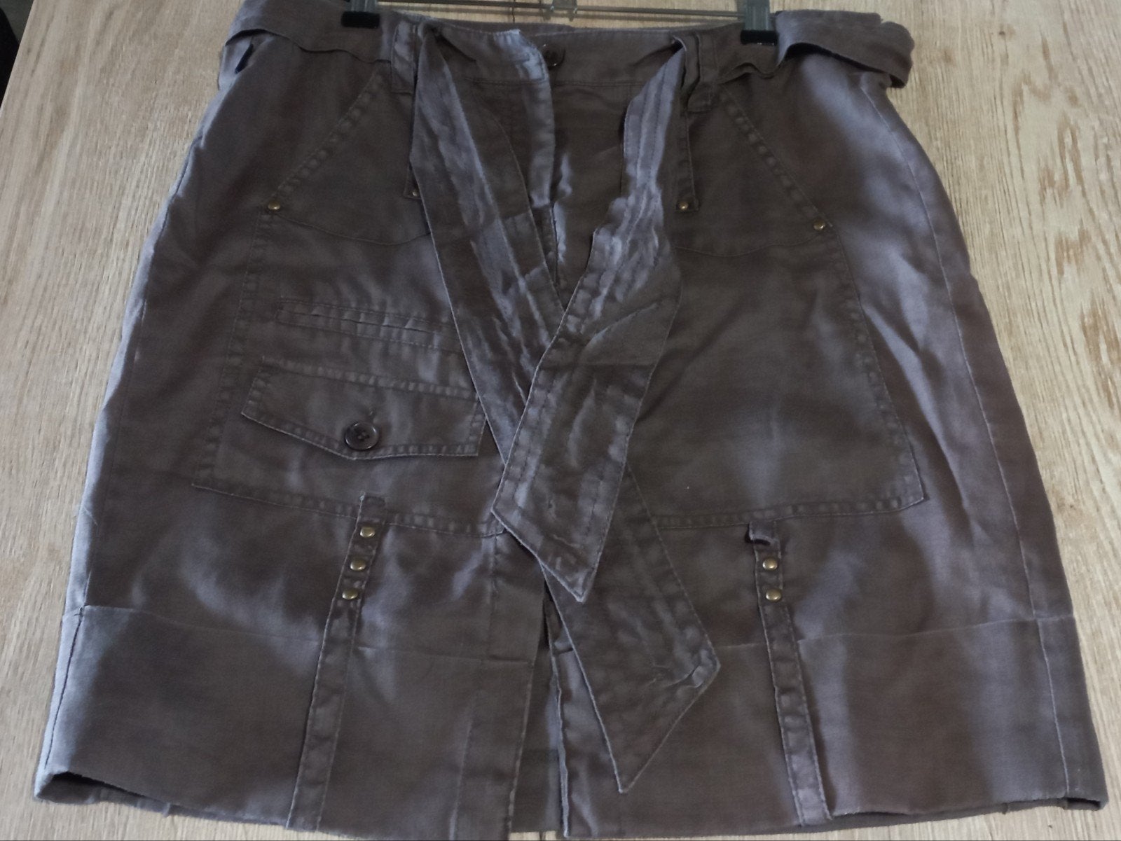 Watcher rok maat M, bruin, 100% ramie, zo goed als nieuw, Maat 38/40 (M), Bruin, Ophalen of Verzenden, Zo goed als nieuw