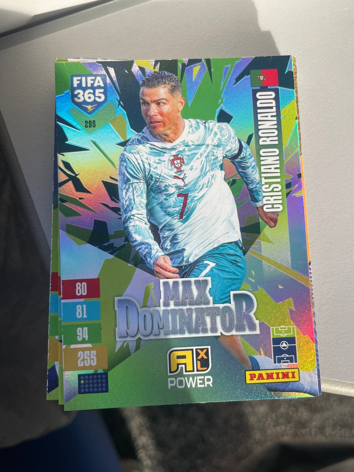 Cristiano Ronaldo Voetbalplaatje, Ophalen of Verzenden, Zo goed als nieuw, Plaatje