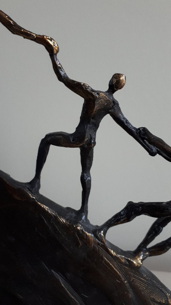 Brons beeldje Corry Ammerlaan van Niekerk, Verzamelen, Ophalen, Nieuw, Mens