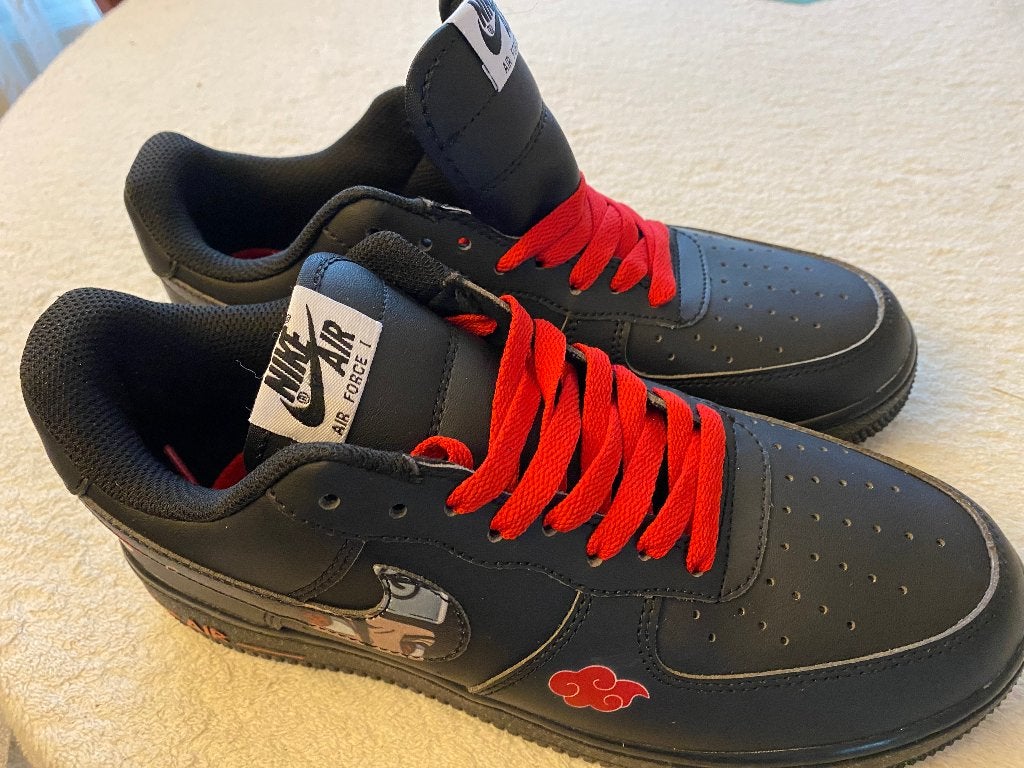 Nike Air Force one Sneakers Akatsuki, Kleding | Dames, Schoenen, Zwart, Nieuw, Ophalen of Verzenden, Sneakers of Gympen