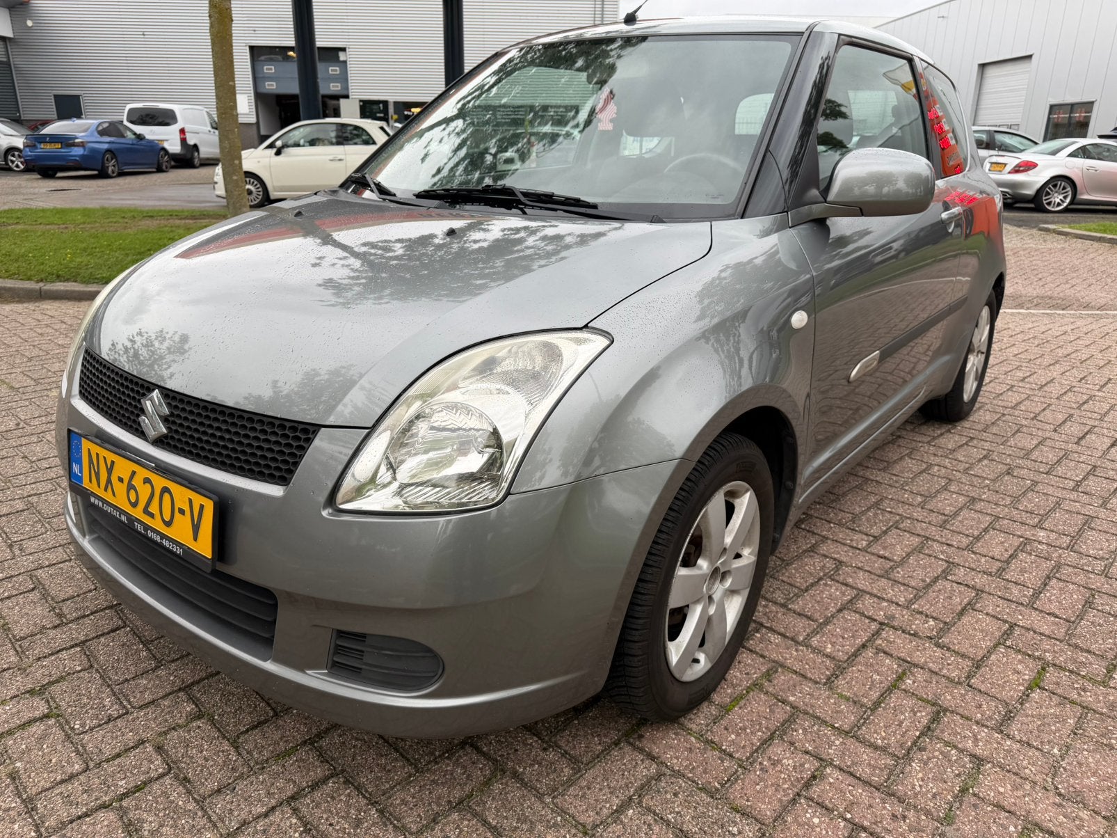 Suzuki Swift 1.3 3D 2007 Grijs AIRCO ELCT RAMEN, Auto's, 31 €/maand, Swift, Handgeschakeld, 1000 kg