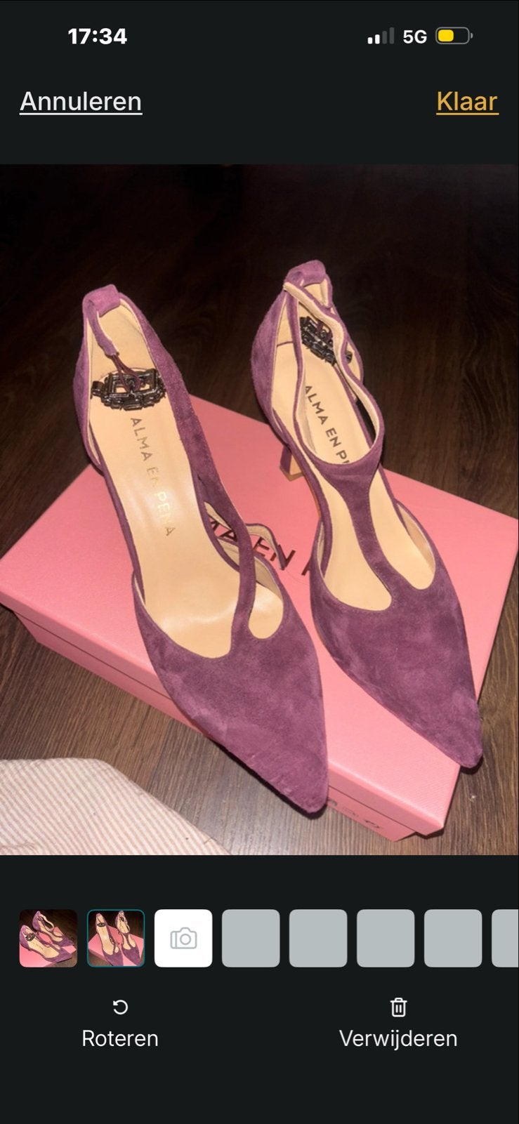 Alma en Pena pumps - 1x gedragen, Ophalen of Verzenden, Zo goed als nieuw, Overige kleuren, Pumps