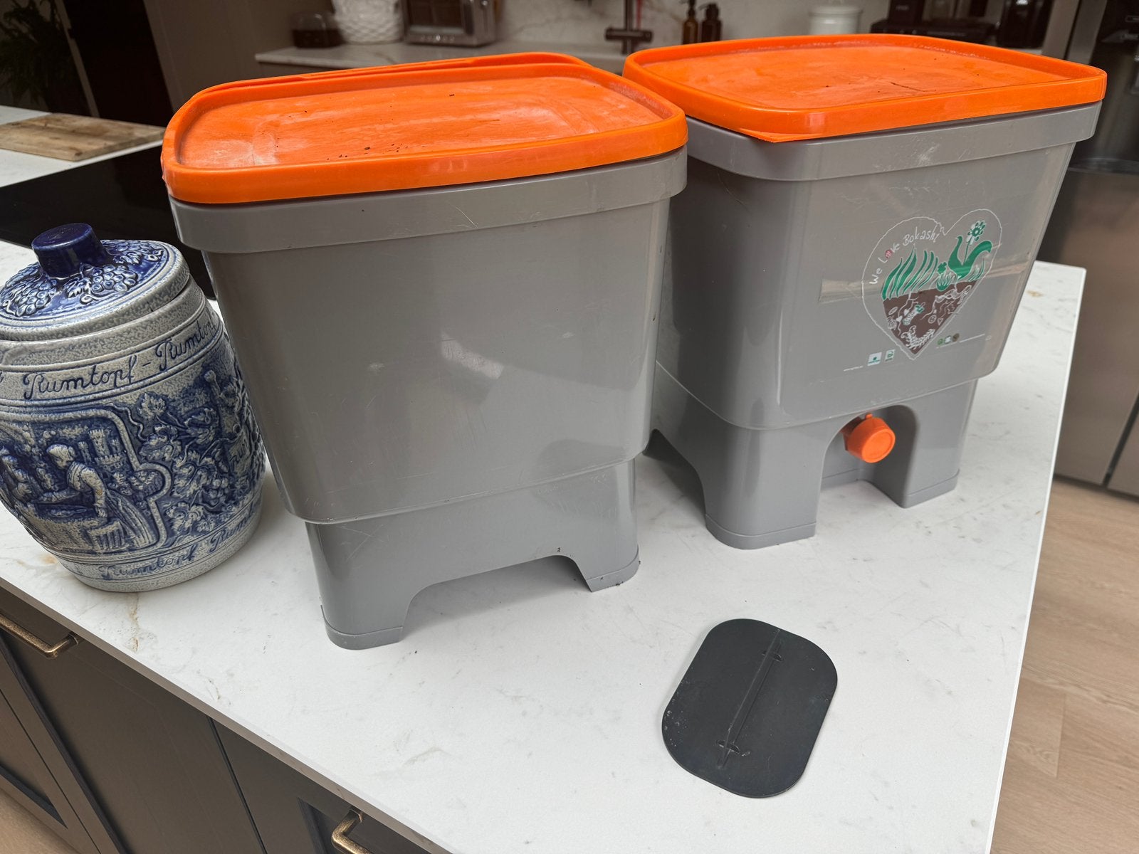 2 Bokashi emmers compleet met starter, Ophalen, Overige typen