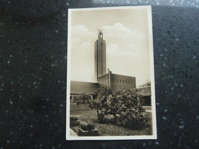 Velsen circa 1930/35 Fotokaart Crematorium, Ophalen of Verzenden, 1920 tot 1940, Ongelopen, Noord-Holland