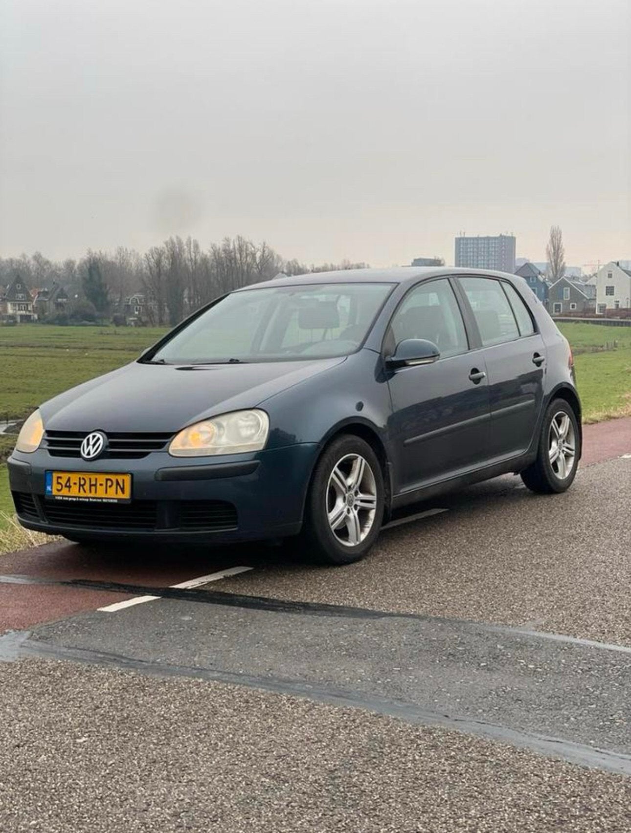 Volkswagen Golf 1.4 FSI 66KW 5D 2005 Blauw, Voorwielaandrijving, 4 cilinders, Blauw, 620 kg