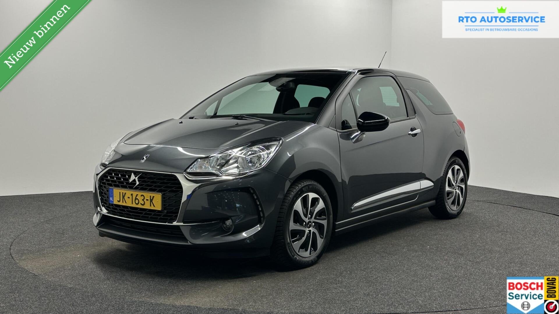 Ds 3 1.2 PureTech So Chic NAVIGATIE ECC CRUISE LM 82000 KM., Auto's, DS, Gebruikt, 1199 cc, Met garantie (alle), 82 pk