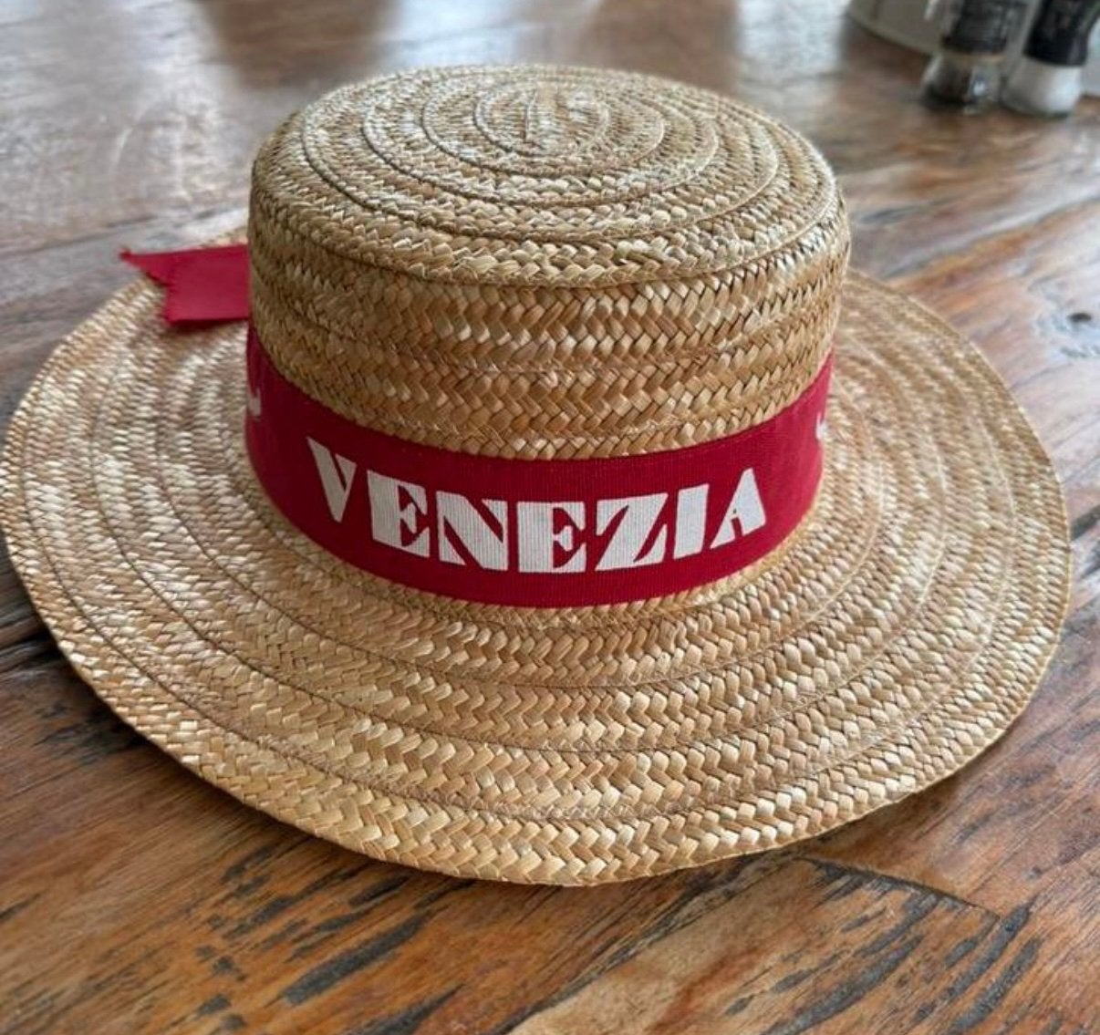 Strohoed Venezia nieuw, Ophalen of Verzenden, Zo goed als nieuw, One size fits all
