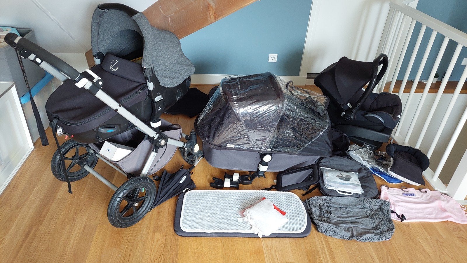 Bugaboo cameleon + reiswieg Jane Matrix+ Maxicosi+base, Ophalen, Gebruikt, Bugaboo, Combiwagen