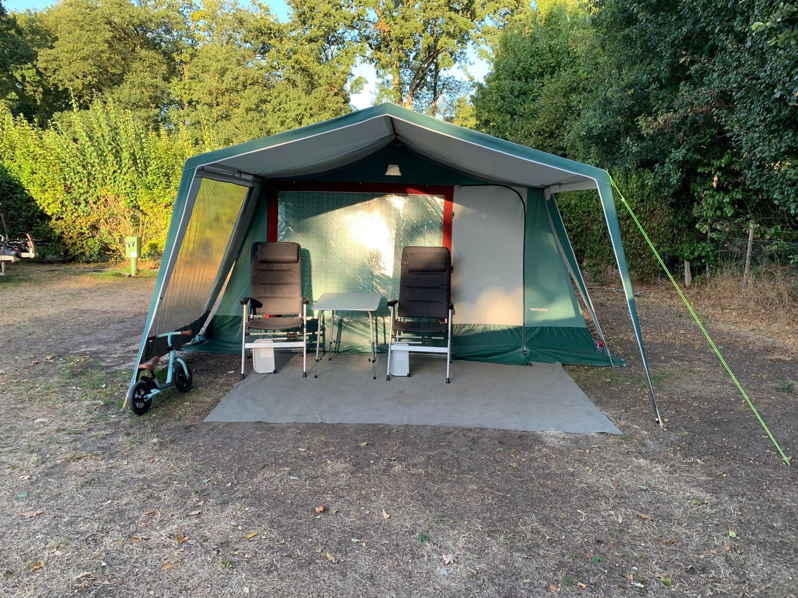 Vouwwagen Trigano Ocean, Caravans en Kamperen, Vouwwagens, Ophalen, Trigano, Meerkleurig, Aanwezig