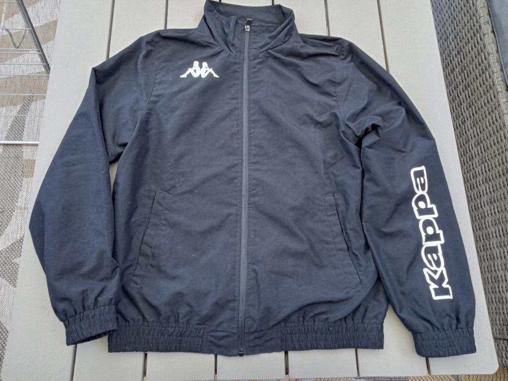 Kappa zwart jack maat S, Kleding | Heren, Sportkleding, Kappa, Zwart, Ophalen of Verzenden, Zo goed als nieuw