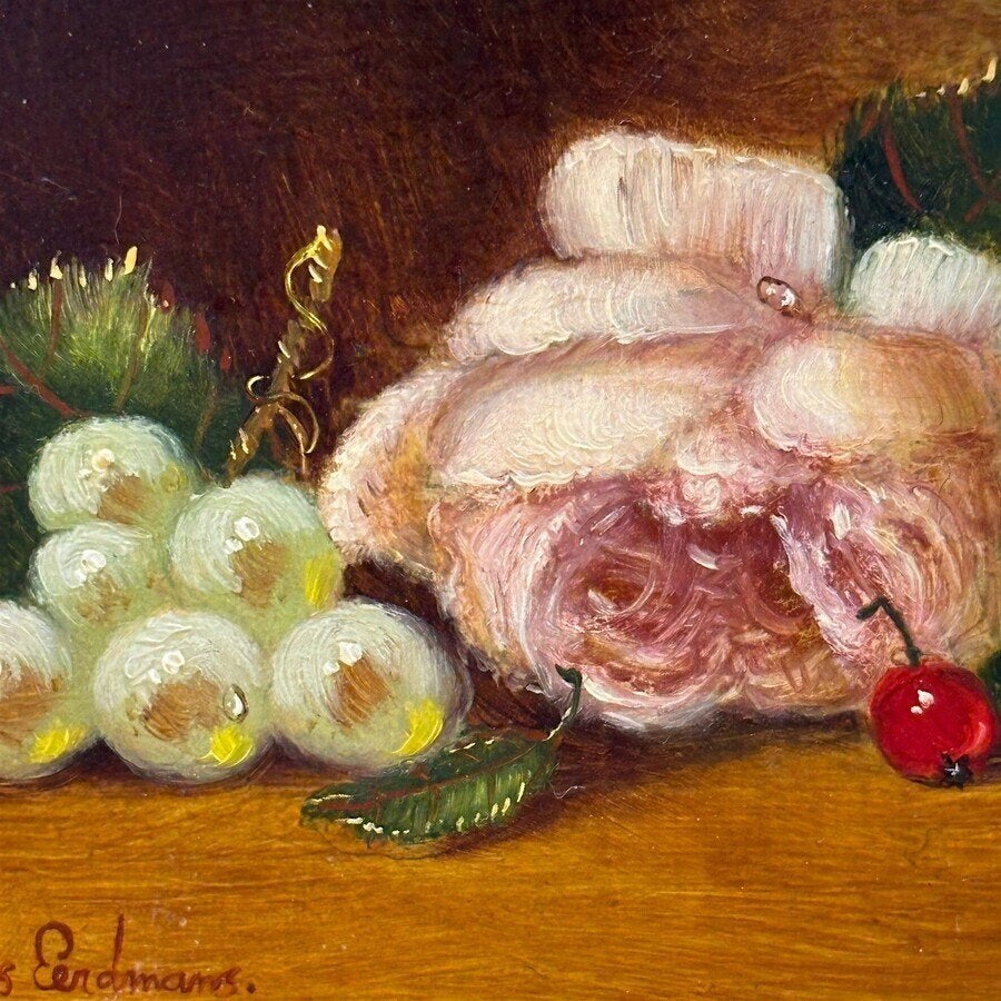 Johannes Eerdmans (1950-2023) - Stilleven met roos, Ophalen of Verzenden