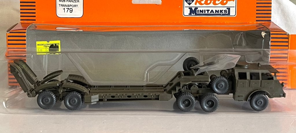 Roco Minitanks 179: Panzertransporter M26, Hobby en Vrije tijd, Modelauto's | 1:87, Ophalen of Verzenden, Zo goed als nieuw, Overige typen