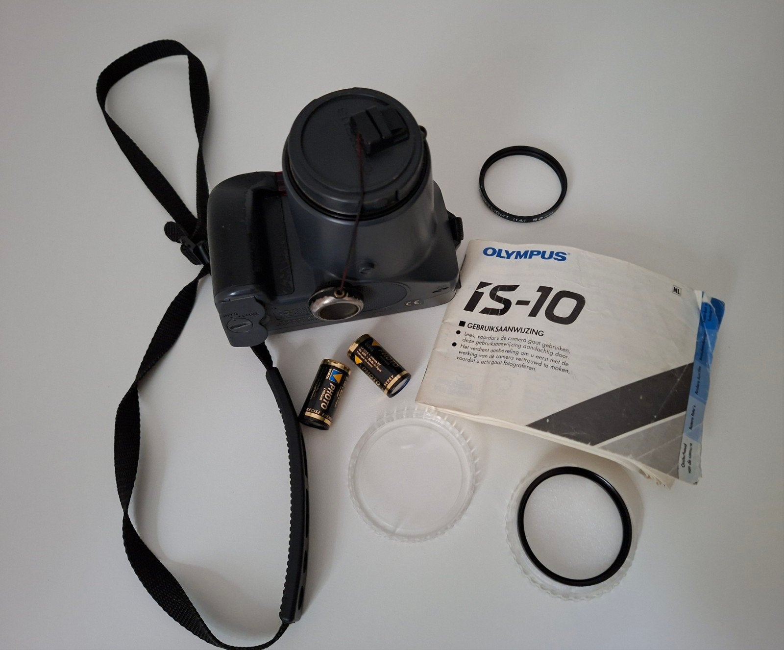 Analoge Camera Olympus IS-10, Ophalen of Verzenden, Gebruikt, Spiegelreflex, Olympus