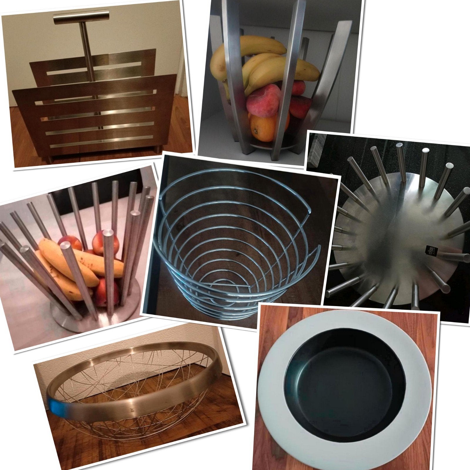 Design,vintage 5x fruitschaal,1x litratuurbak, wmf, Zack,, Ophalen of Verzenden, Zo goed als nieuw, Rechthoekig, Glas
