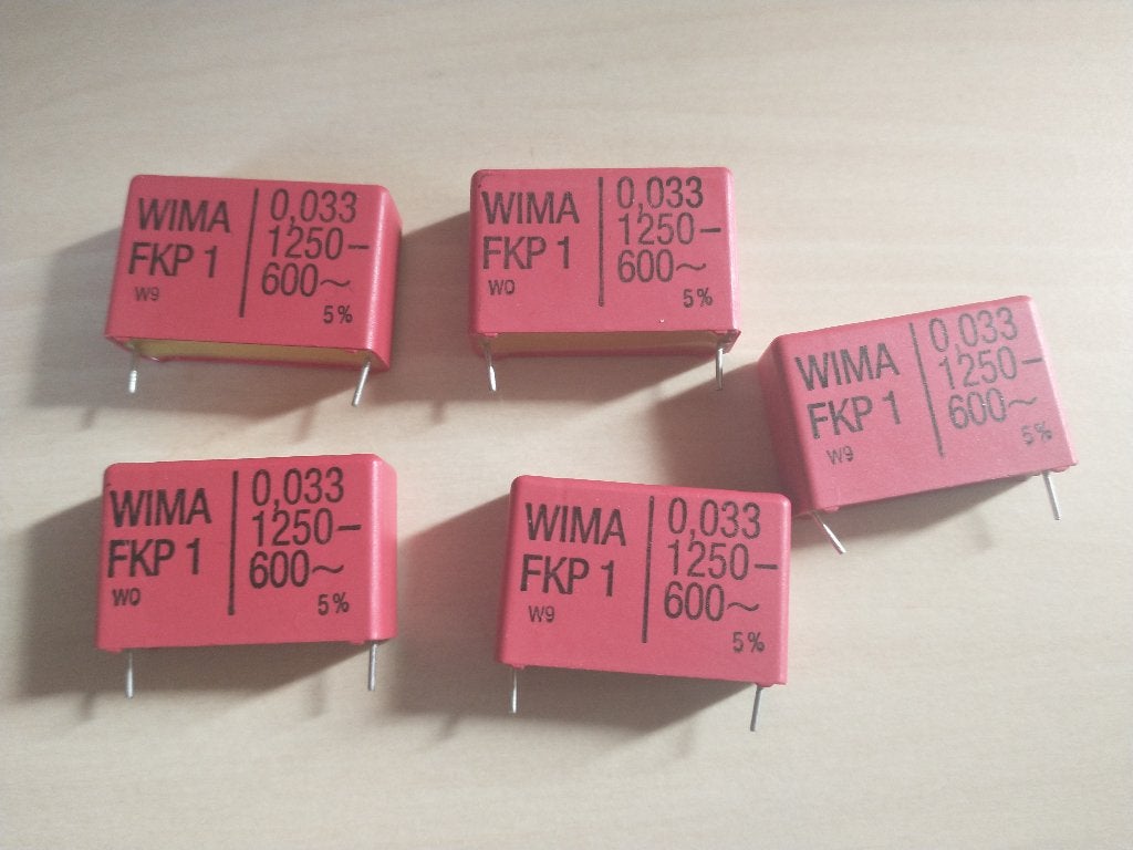 Wima fkp1 33nf 1250v (Nieuw), Ophalen of Verzenden, Nieuw