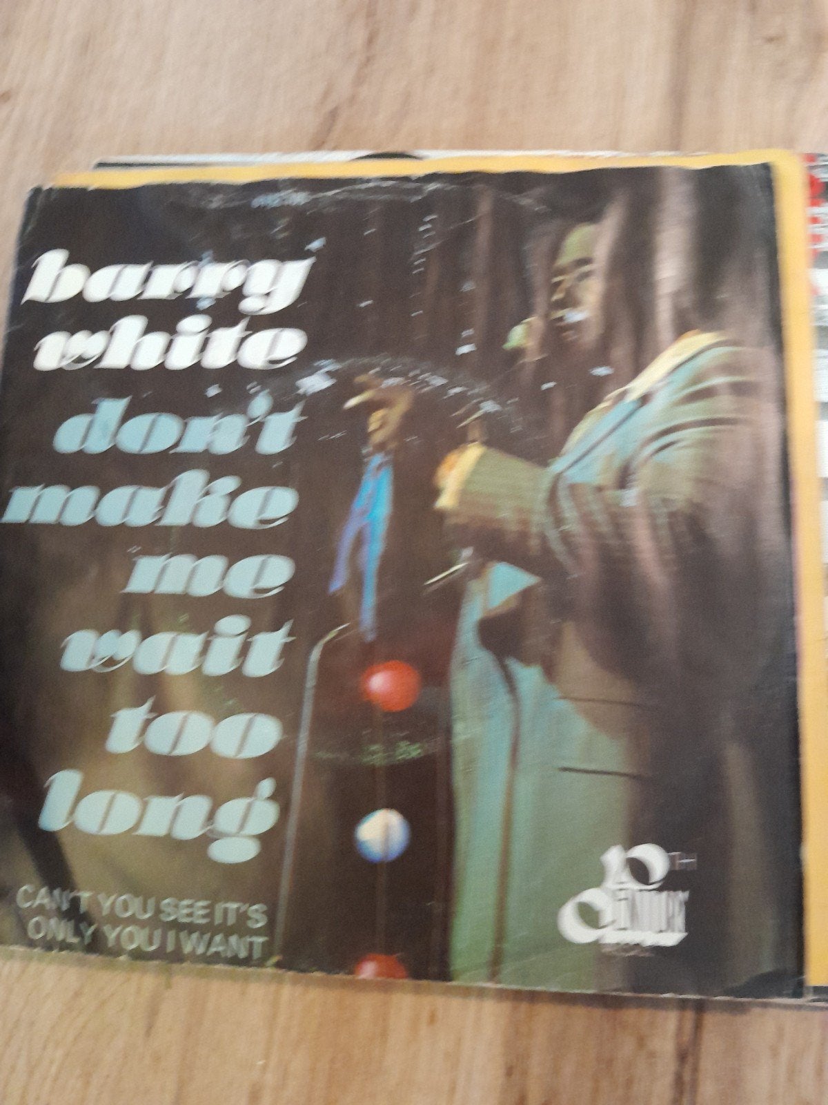 barry white 7 inch don,t make me wait too long, Ophalen of Verzenden, Zo goed als nieuw, Pop
