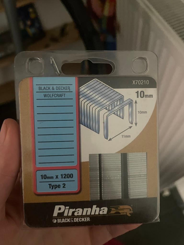 Nietjes voor tacker type 2, 10mm x 11mm, Ophalen, Nieuw