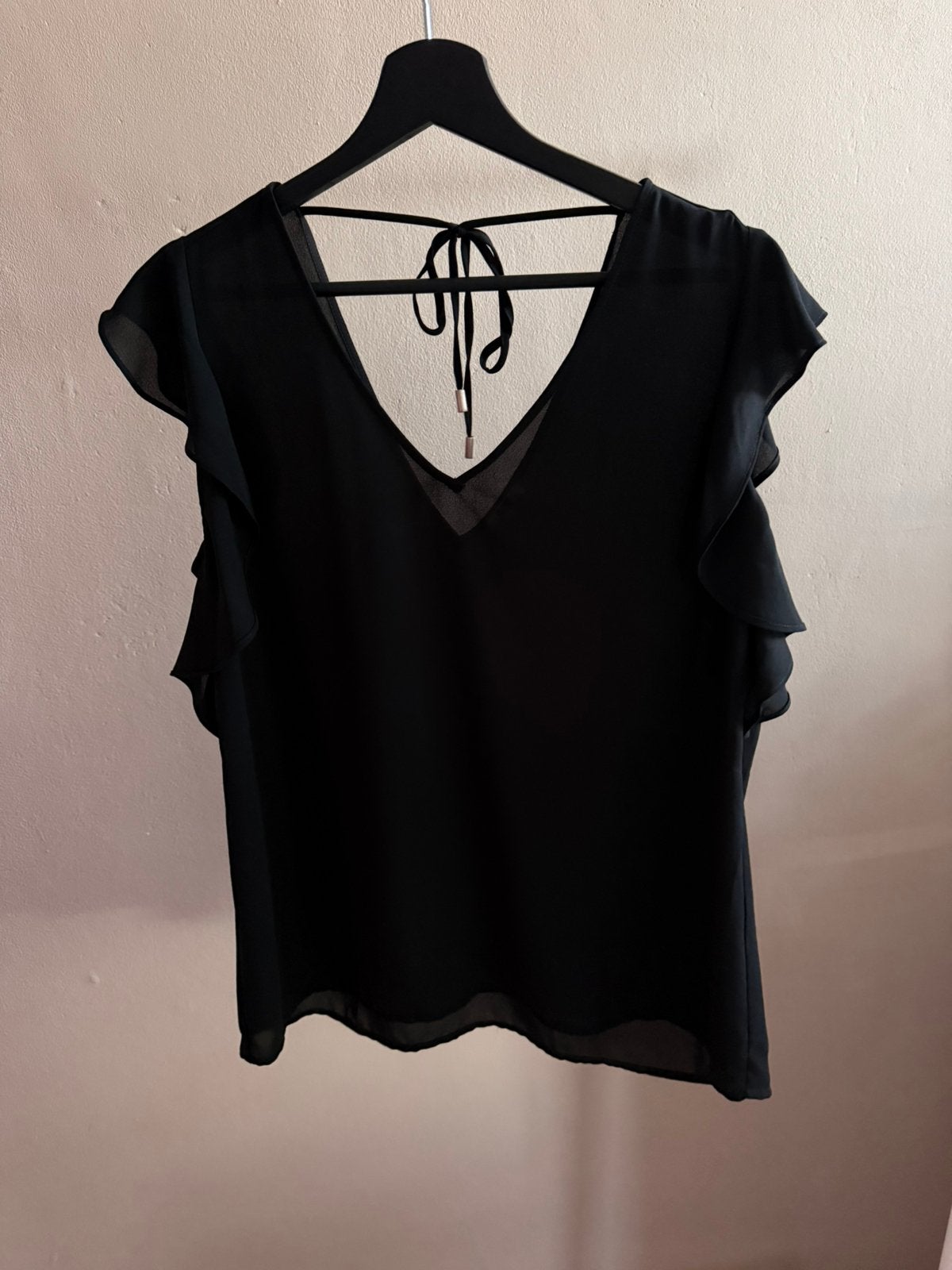 Blouse zwart korte mouwen WE maat M., Kleding | Dames, Tops, Maat 38/40 (M), Zwart, Nieuw, Ophalen of Verzenden