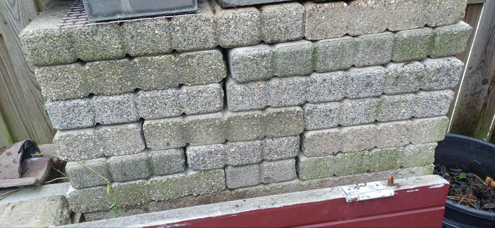 palissades palissade opsluitbanden betonband, Tuin en Terras, Ophalen, Gebruikt, Beton, Overige typen