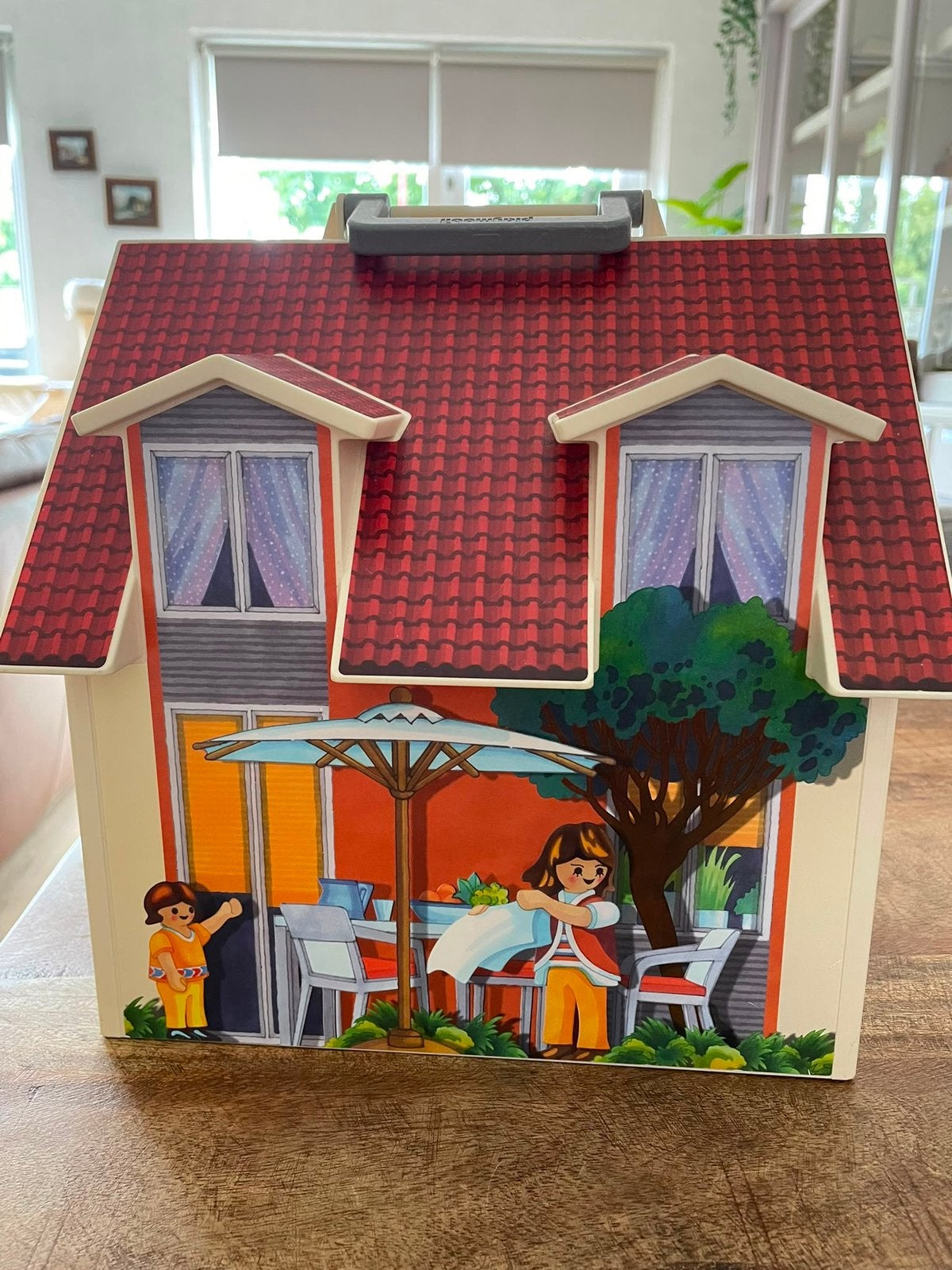 Draagbaar popppenhuis Playmobiel, Ophalen of Verzenden, Zo goed als nieuw