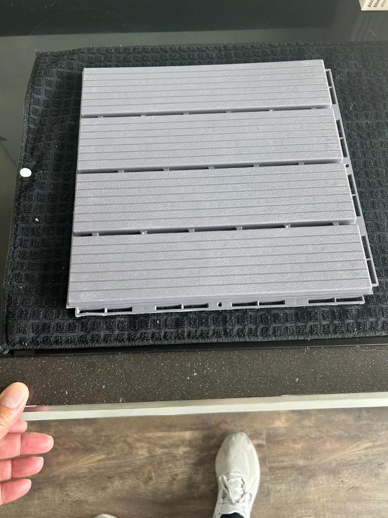 44 Grijze terras tegels 30x30 WPC composiet Kunststof, Tuin en Terras, Ophalen, Minder dan 5 m², Terrastegels, Composiet