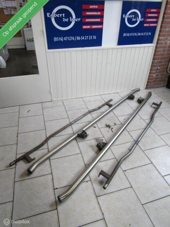 Sidebar sidebars  set ford transit 2001 t/m 2014  in rvs, Gebruikt, Ford, Ophalen of Verzenden, Ford