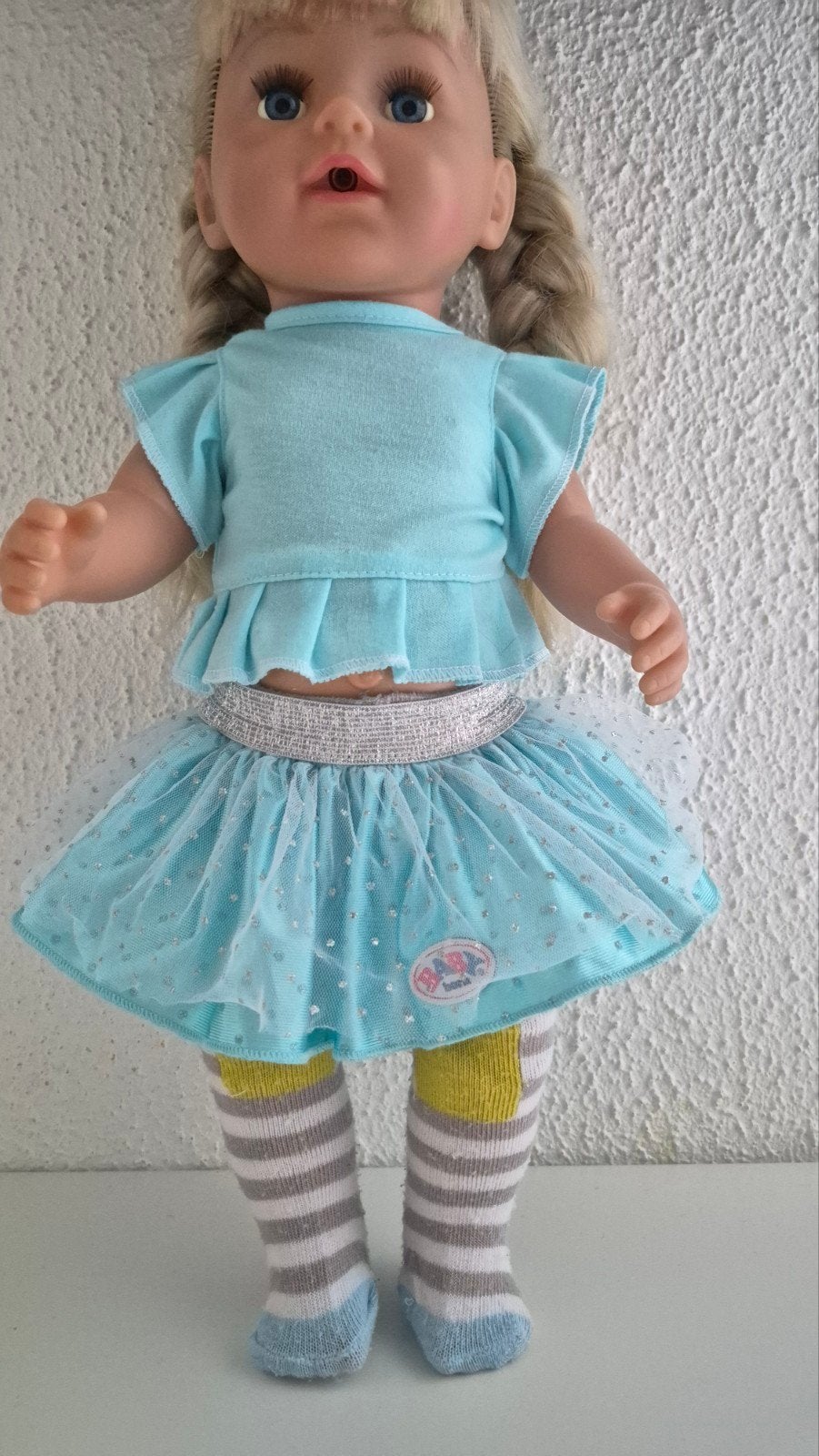 Baby Born kleertjes 3-delige set (excl. pop) 43 cm, Kinderen en Baby's, Ophalen of Verzenden, Zo goed als nieuw