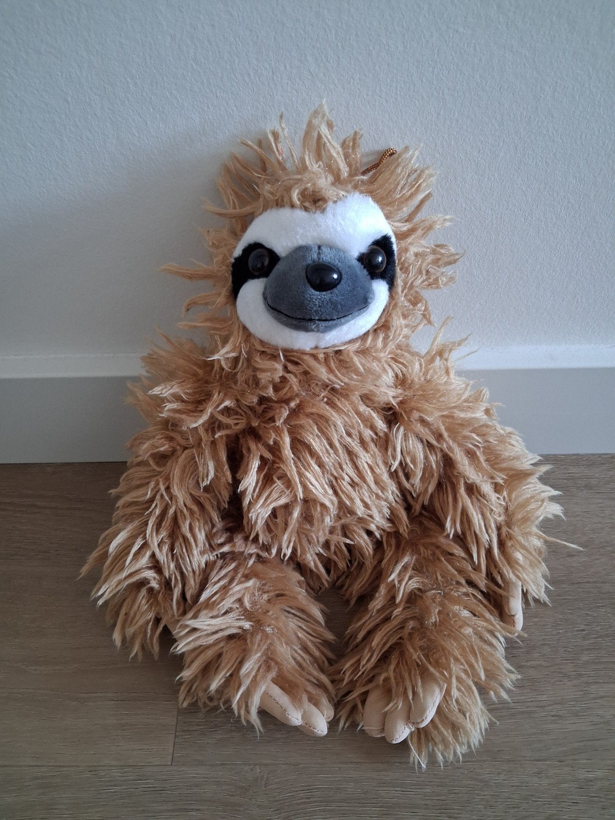 Knuffel luiaard Jafri Toys bruin L1787, Ophalen of Verzenden, Zo goed als nieuw, Overige typen