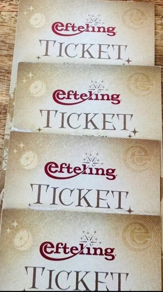 Efteling 6 ticket toegangskaart, Drie personen of meer