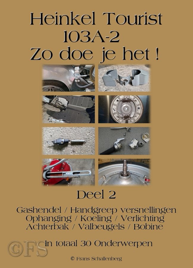 Heinkel Tourist scooter Werkplaatshandboek Deel 2, Verzenden, Overige merken