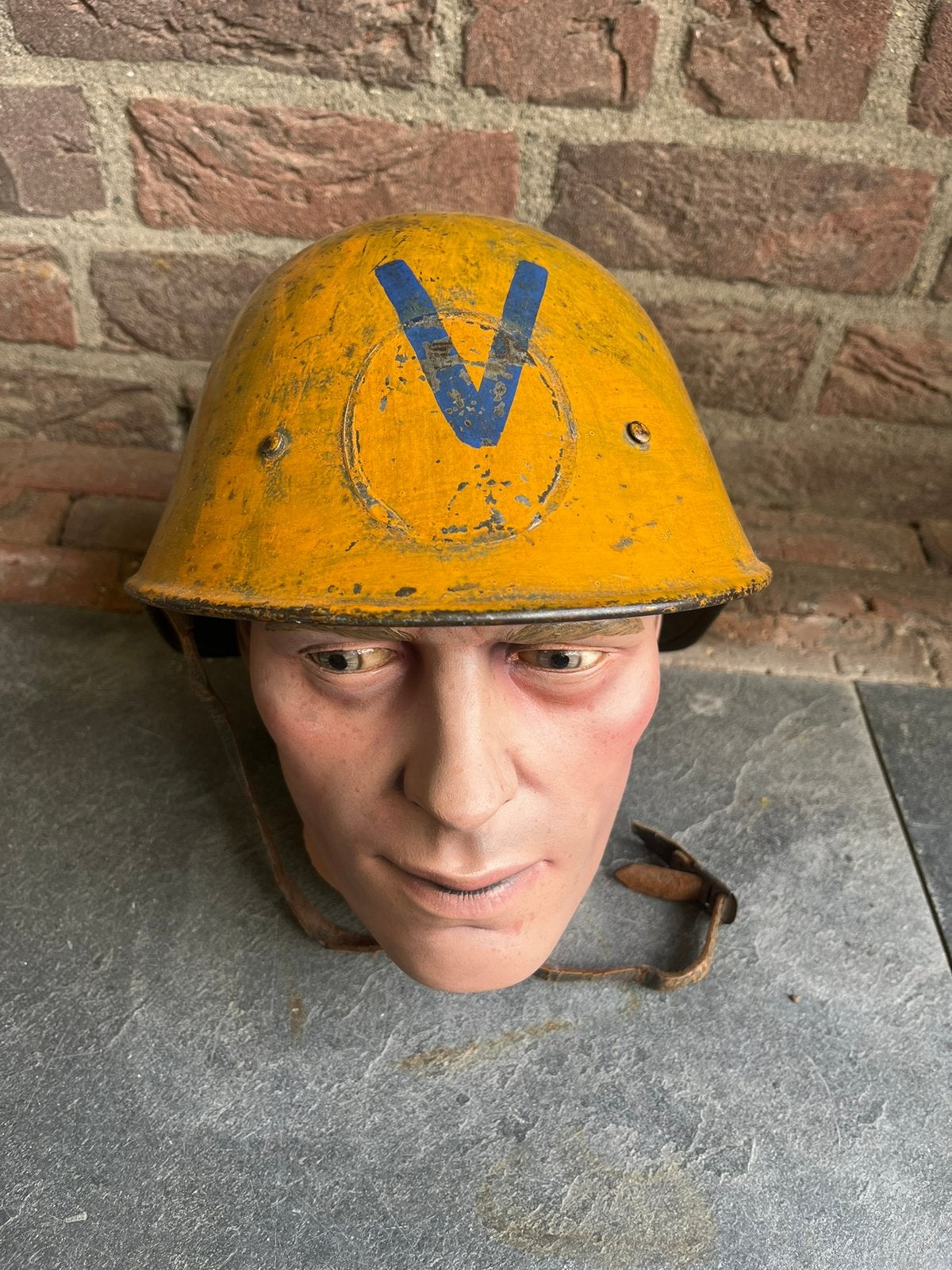 Nederlandse bevrijdingshelm, Verzamelen, Ophalen of Verzenden, Nederland, Helm of Baret