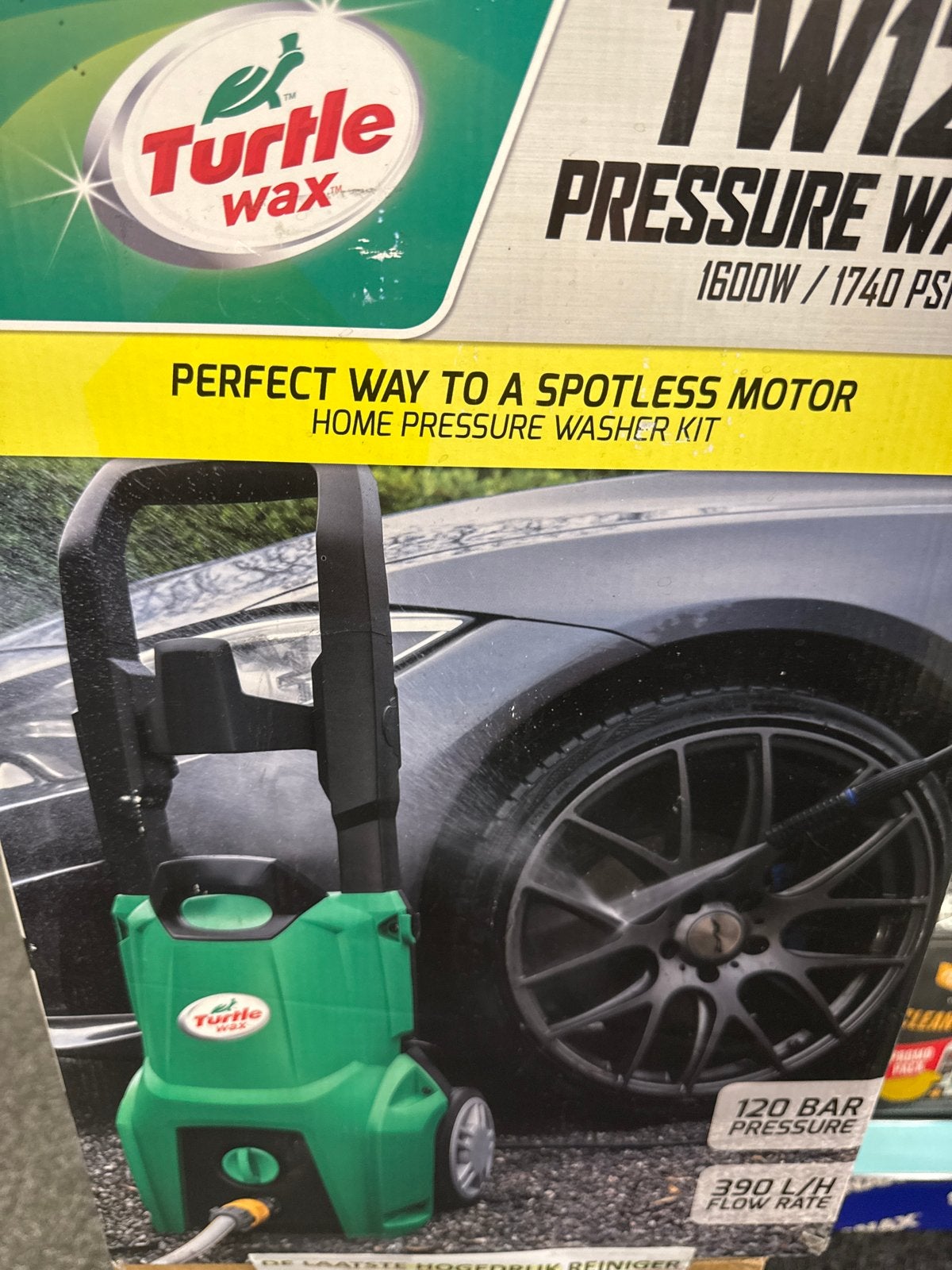 Turtle Wax TW120 Hogedrukreiniger 1600W, Tuin en Terras, Ophalen of Verzenden, Nieuw