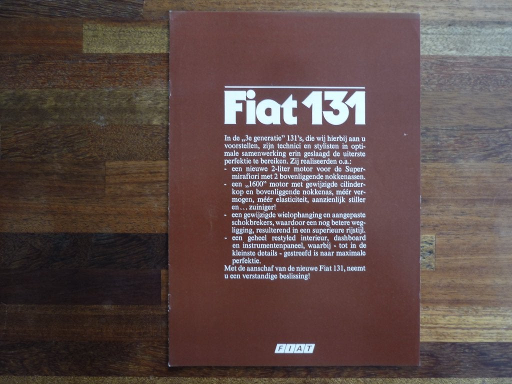 Fiat 131 (1982), Ophalen of Verzenden, Nieuw, Overige merken