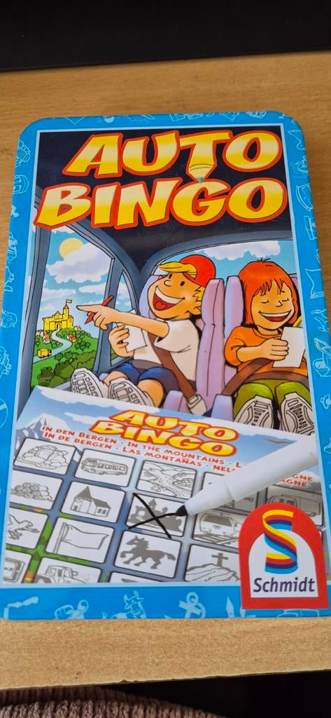 Auto Bingo reisspel van Schmidt, Ophalen of Verzenden