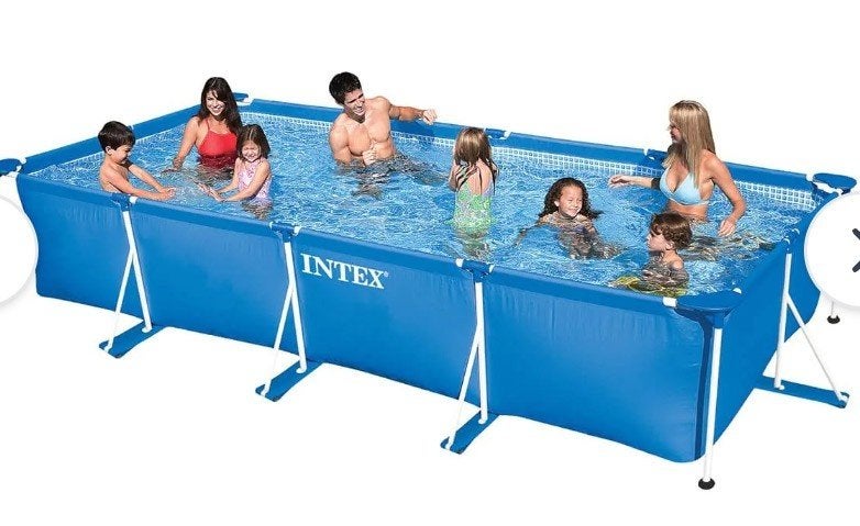 Nieuw Intex Rectangular Frame Zwembad 4.50m x 2.20m, Ophalen, Minder dan 80 cm, Nieuw, Opzetzwembad