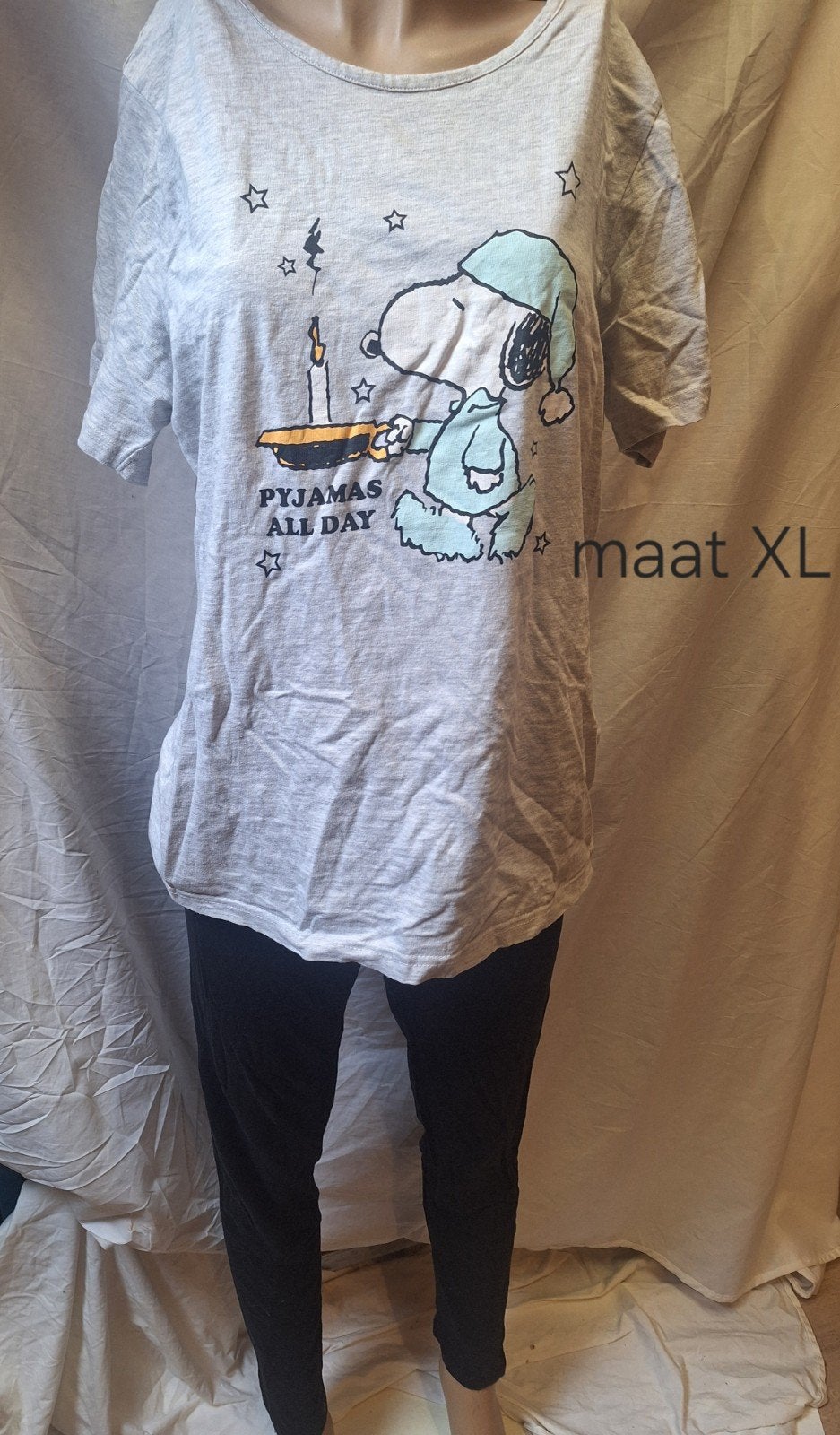Snoopy pyjama, Ophalen of Verzenden, Zo goed als nieuw, Maat 42/44 (L)