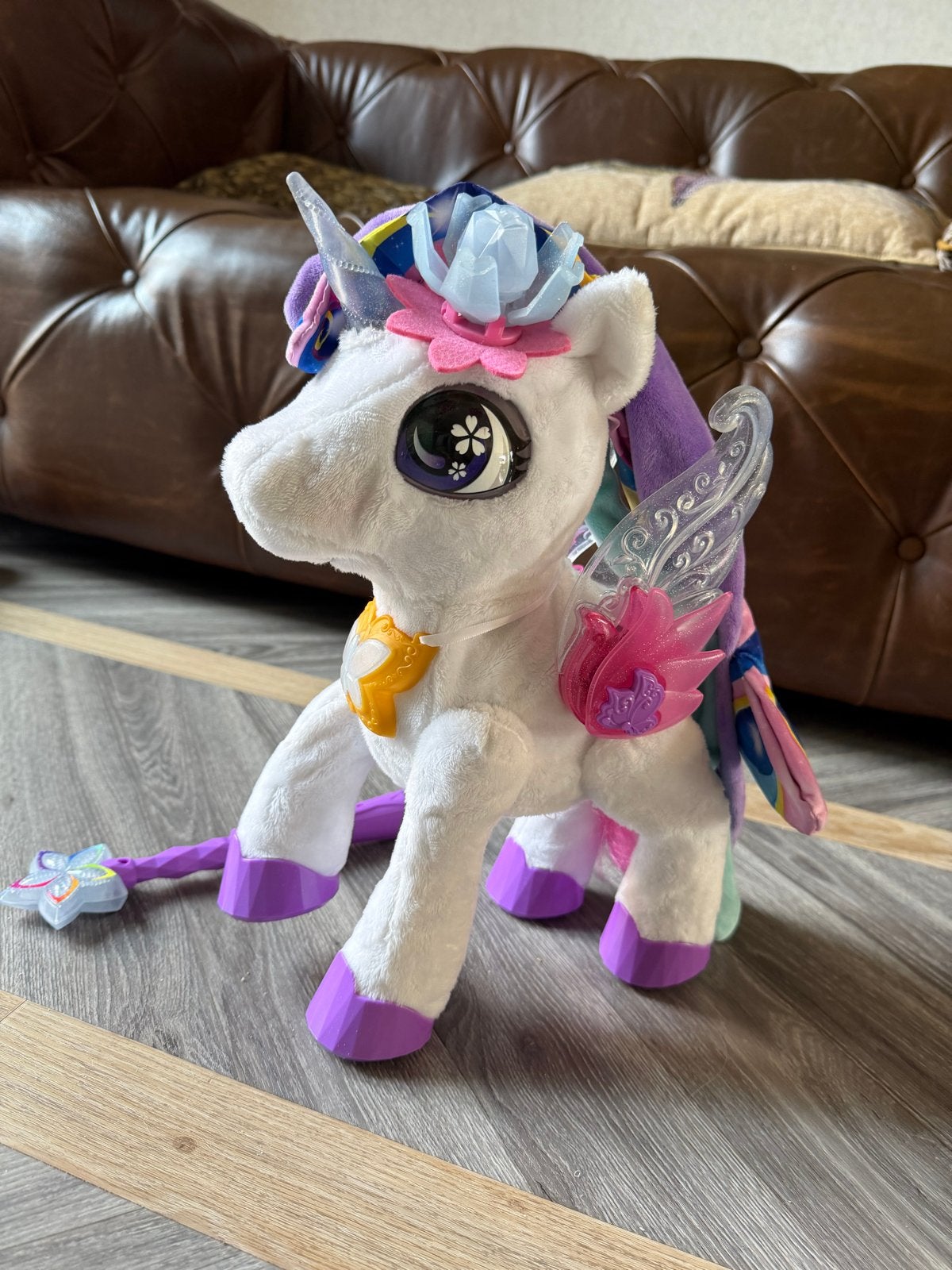 VTech Styla Mijn Glamour Unicorn met toverstaf, Ophalen of Verzenden, Zo goed als nieuw, Overige typen, Met licht