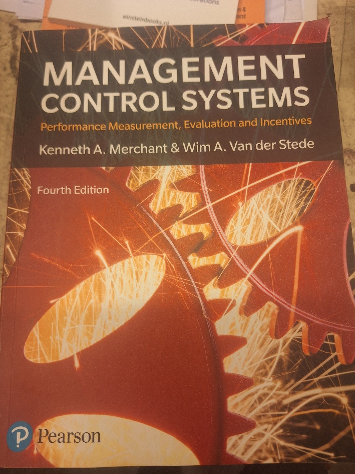 Management Control Systems - 4e editie, Boeken, Gelezen, Kenneth A. Merchant & Wim A. Van der Stede, Gamma, HBO