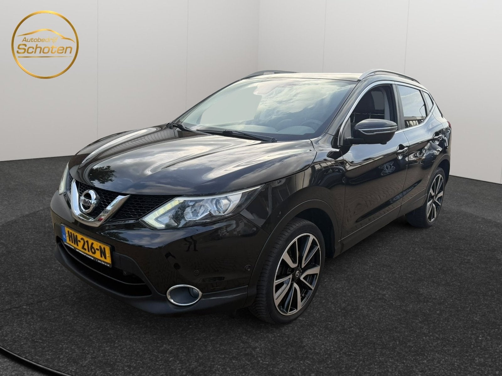 Nissan QASHQAI 1.2 Tekna NAVI ZWART LEDER CAMERA (bj 2015), Auto's, Automatische klimaatregeling, Gebruikt, 4 cilinders, 116 pk
