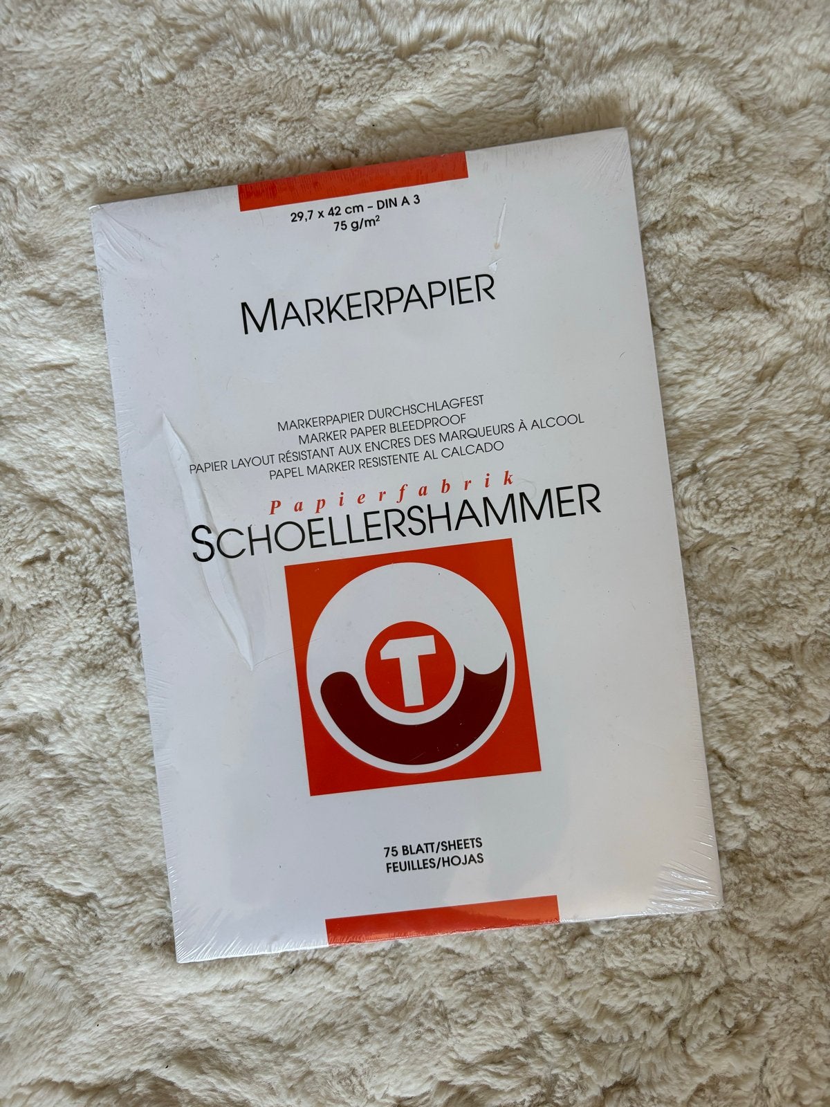 Schoellershammer Markerpapier - Diverse Formaten, Ophalen of Verzenden, Nieuw, Papier, Schets- of Tekenboek