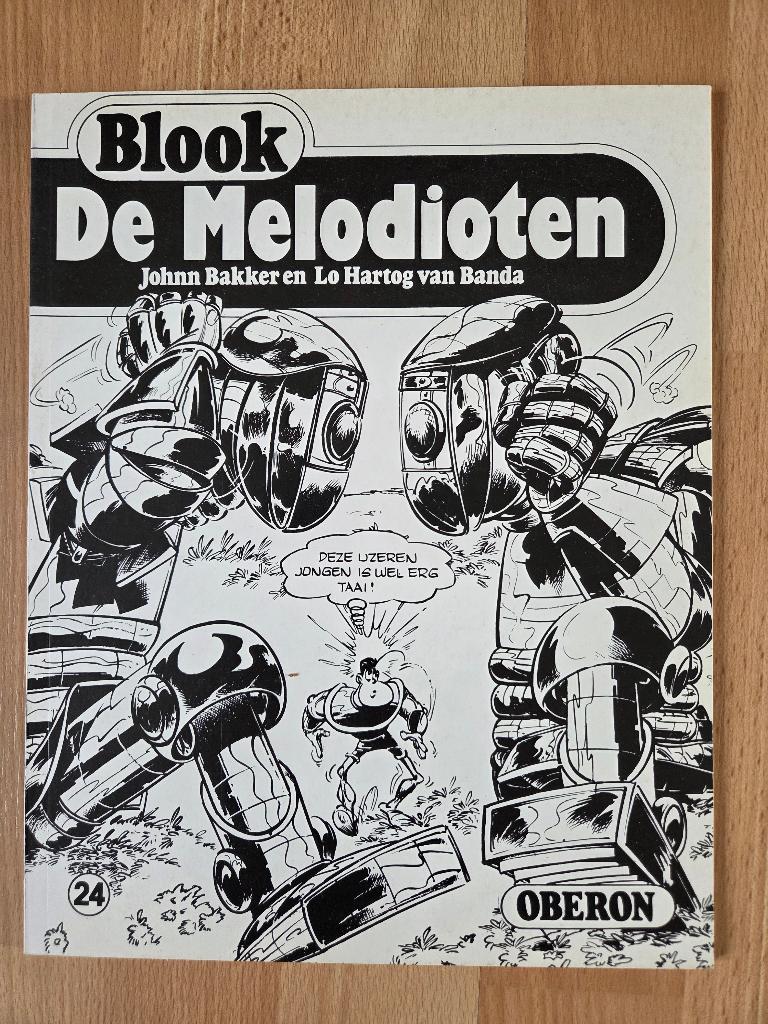 Blook, De melodioten- Johnn Bakker en Lo Hartog van Banda, Johnn Bakker en Lo Hartog van Banda, Eén stripboek, Ophalen of Verzenden