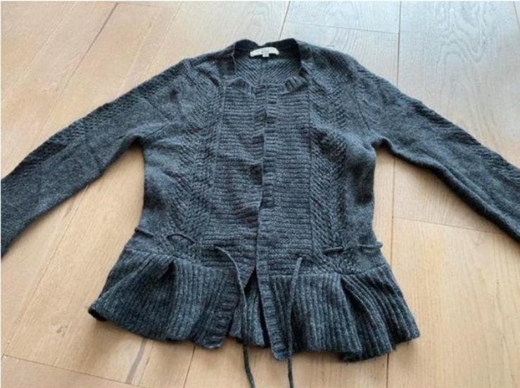 Essentiel antwerp vest wol S, Ophalen of Verzenden, Zo goed als nieuw, Maat 36 (S), Grijs
